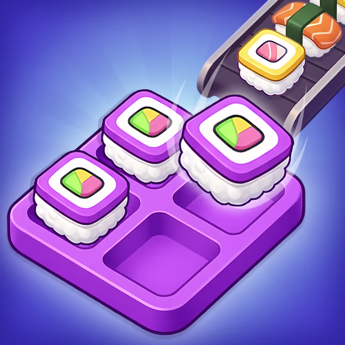 Cover image for Sushi Sort: Food Puzzle
