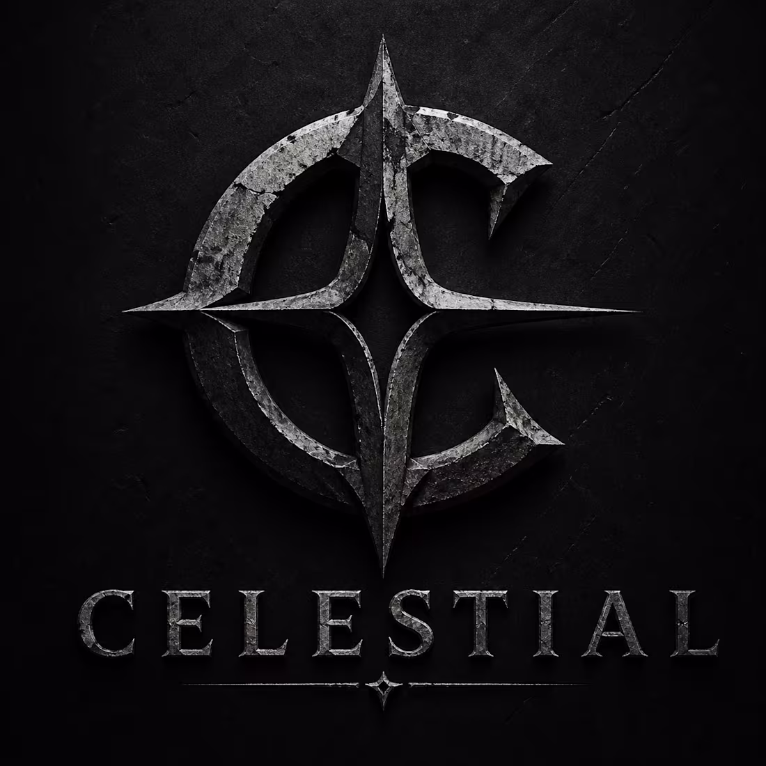 Cover image for Forged steel celestial emblem with