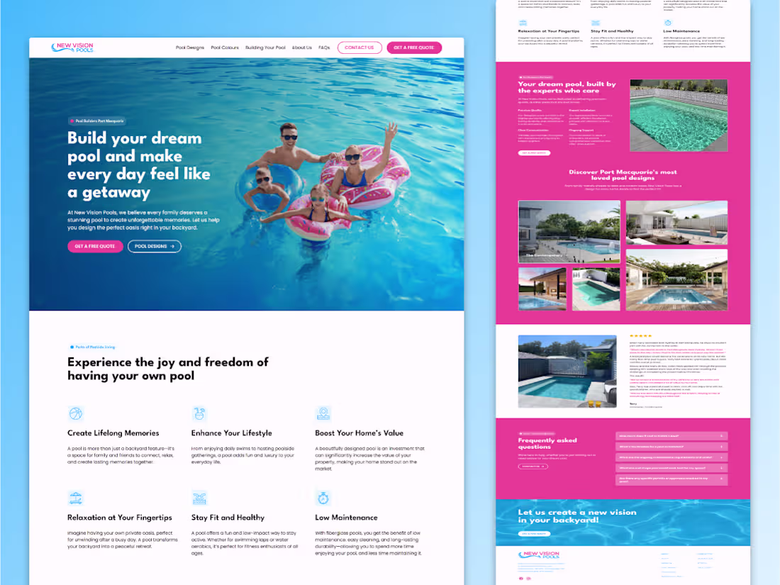 Cover image for New Vision Pools