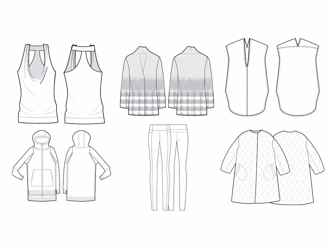 Cover image for Flat & Technical Drawings