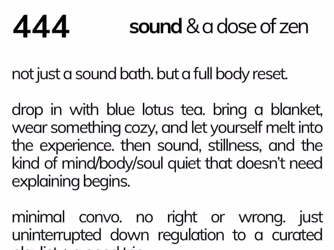 Cover image for Sound Bath Event Copywriting & Branding