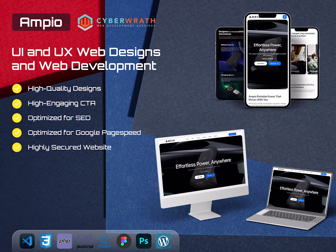 Cover image for Ampio - Ecommerce Web Development and Designs