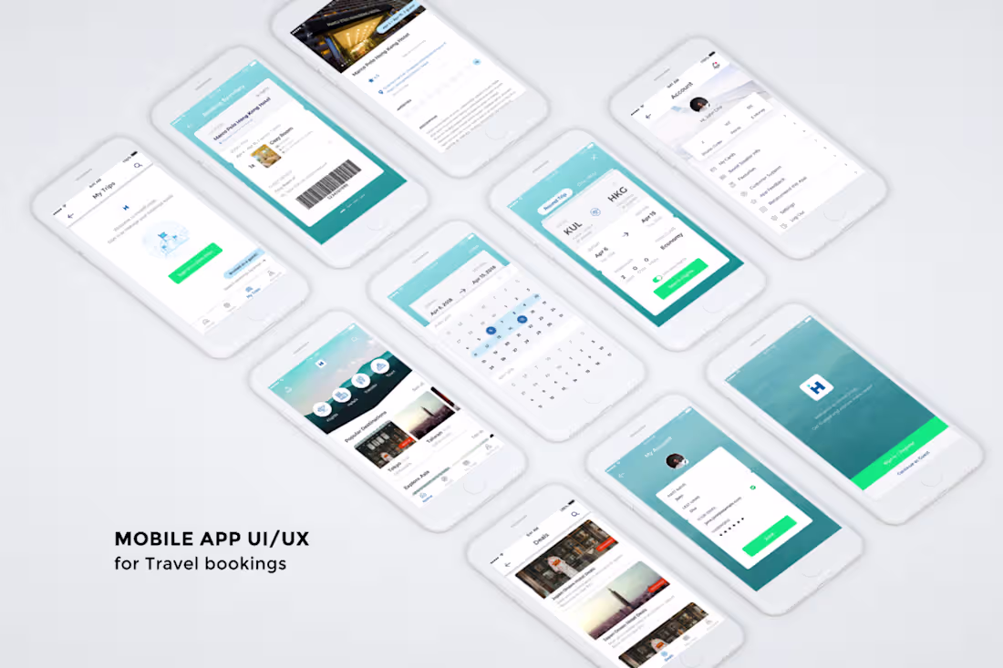 Cover image for Mobile App UI/UX Compilations