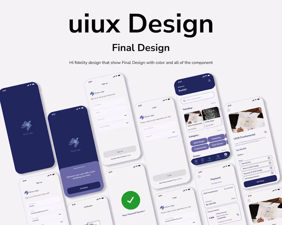 Cover image for Edutech Mobile design Apps