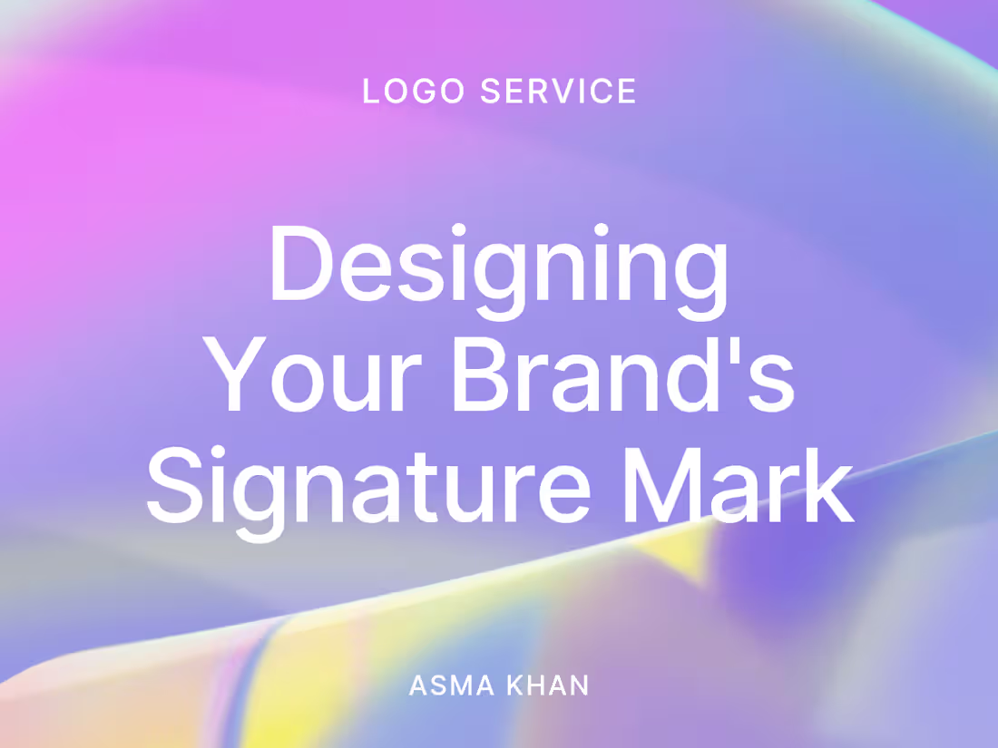 Cover image for Designing Your Brand's Signature Mark