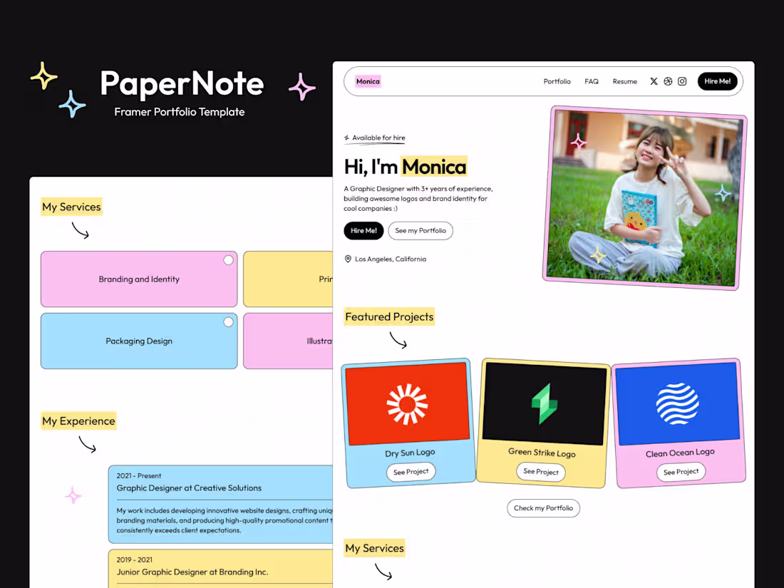 Cover image for PaperNote — Portfolio Template