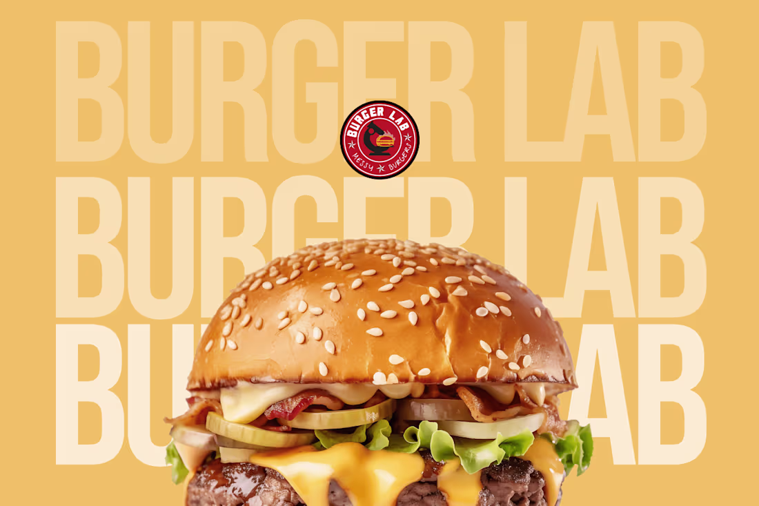 Cover image for Burger Lab - Branding and Website Design