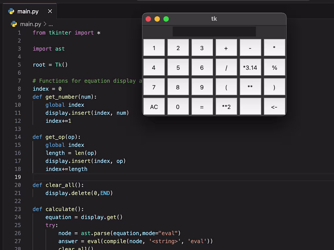 Cover image for Tkinker Calculator