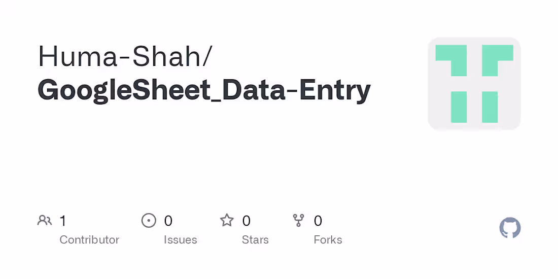 Cover image for GoogleSheet_Data Entry.xlsx