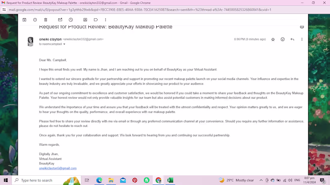 Cover image for Email Management Sample 