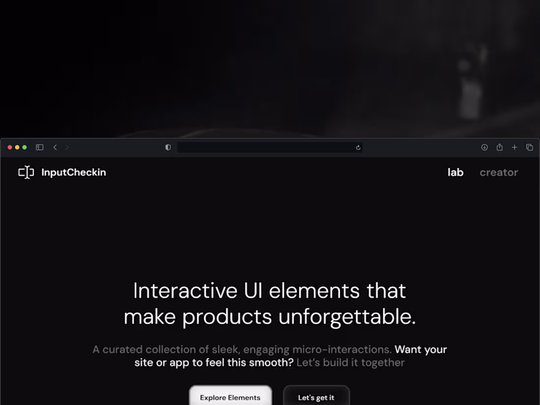 Cover image for InputCheckin