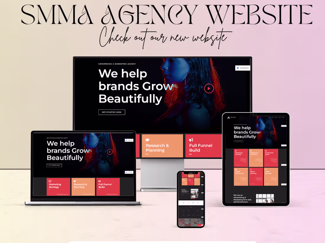 Cover image for SMMA Agency Website Development