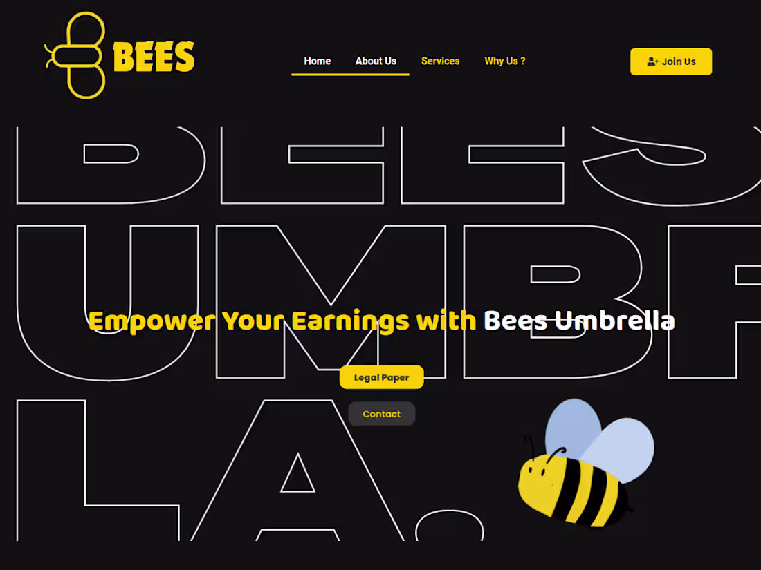 Cover image for Bees Umbrella