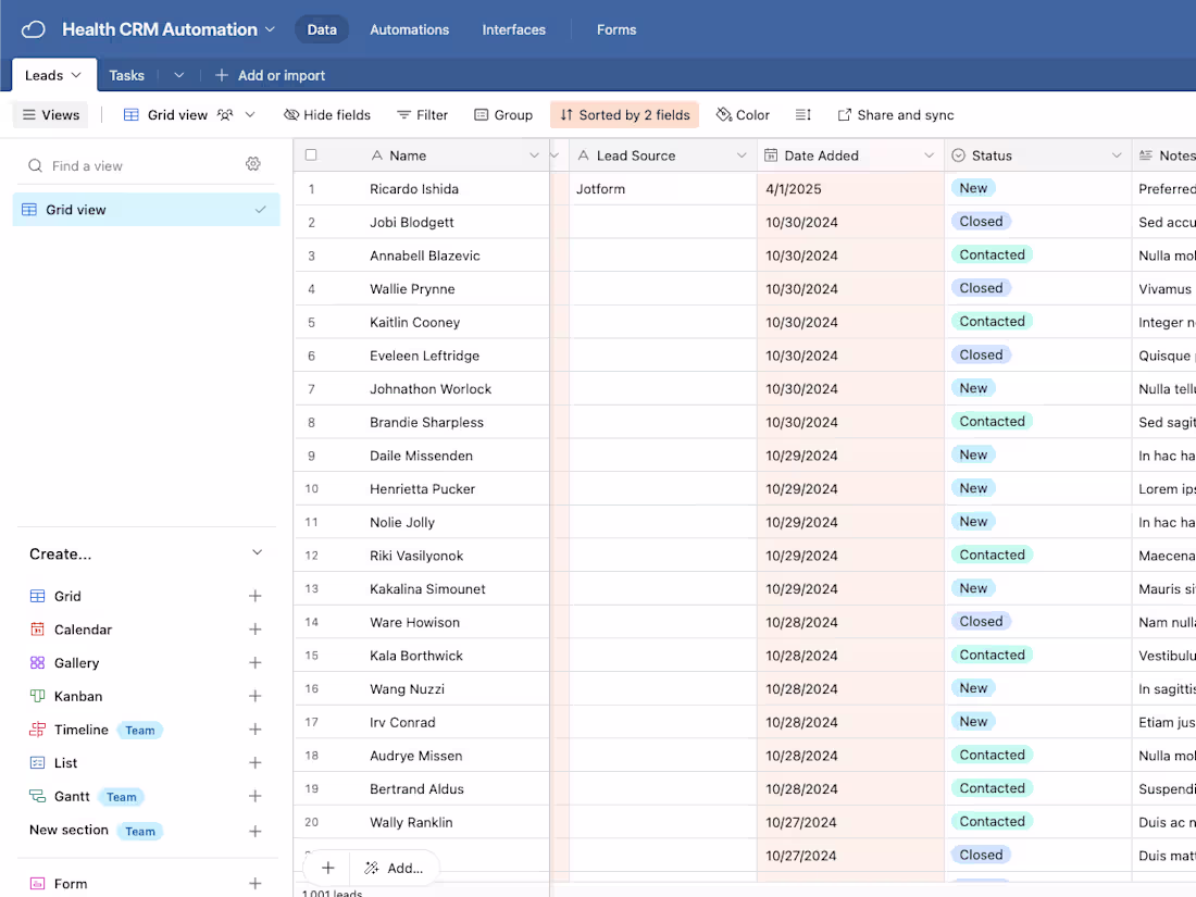 Cover image for Lead Onboarding Automation for CRM Integration 
