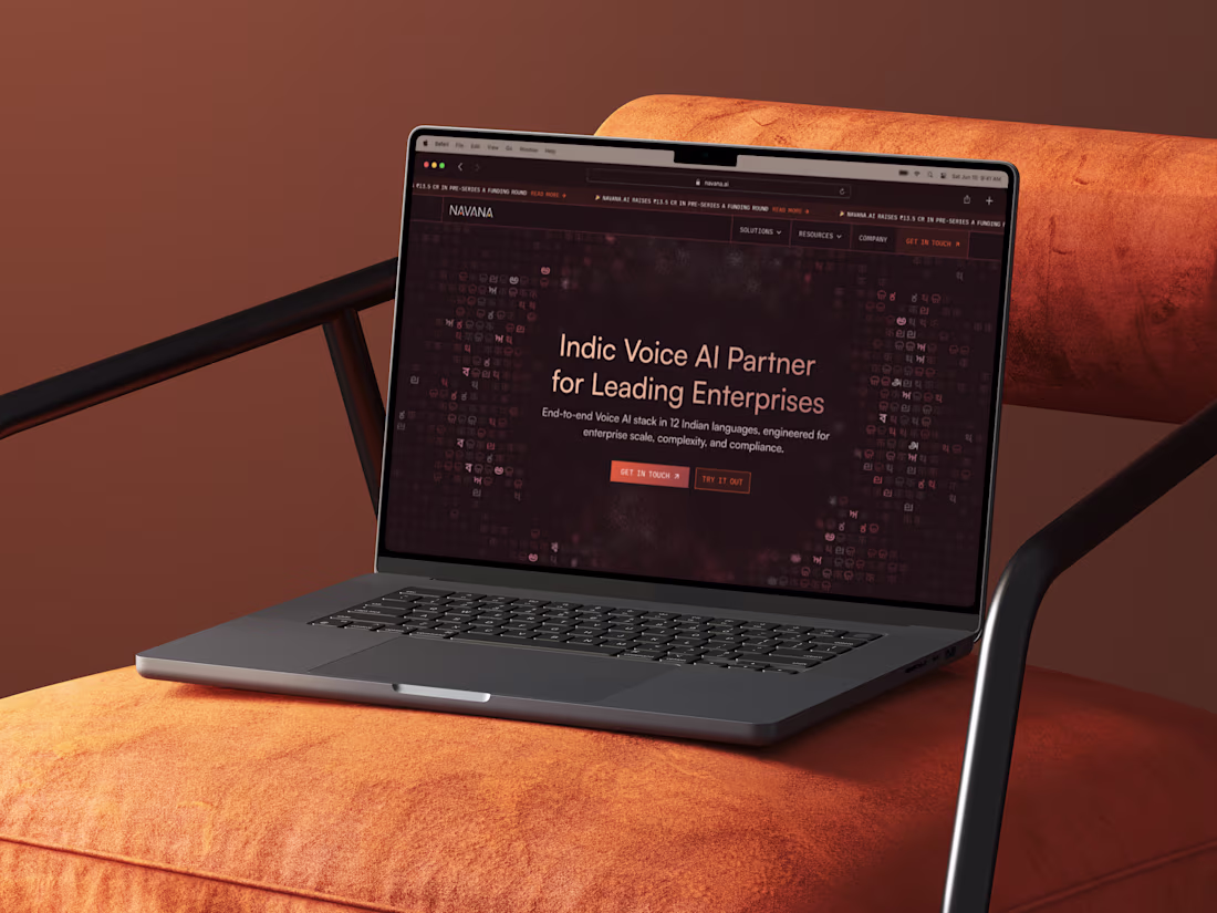 Cover image for Navana.ai | Indic Voice AI Startup