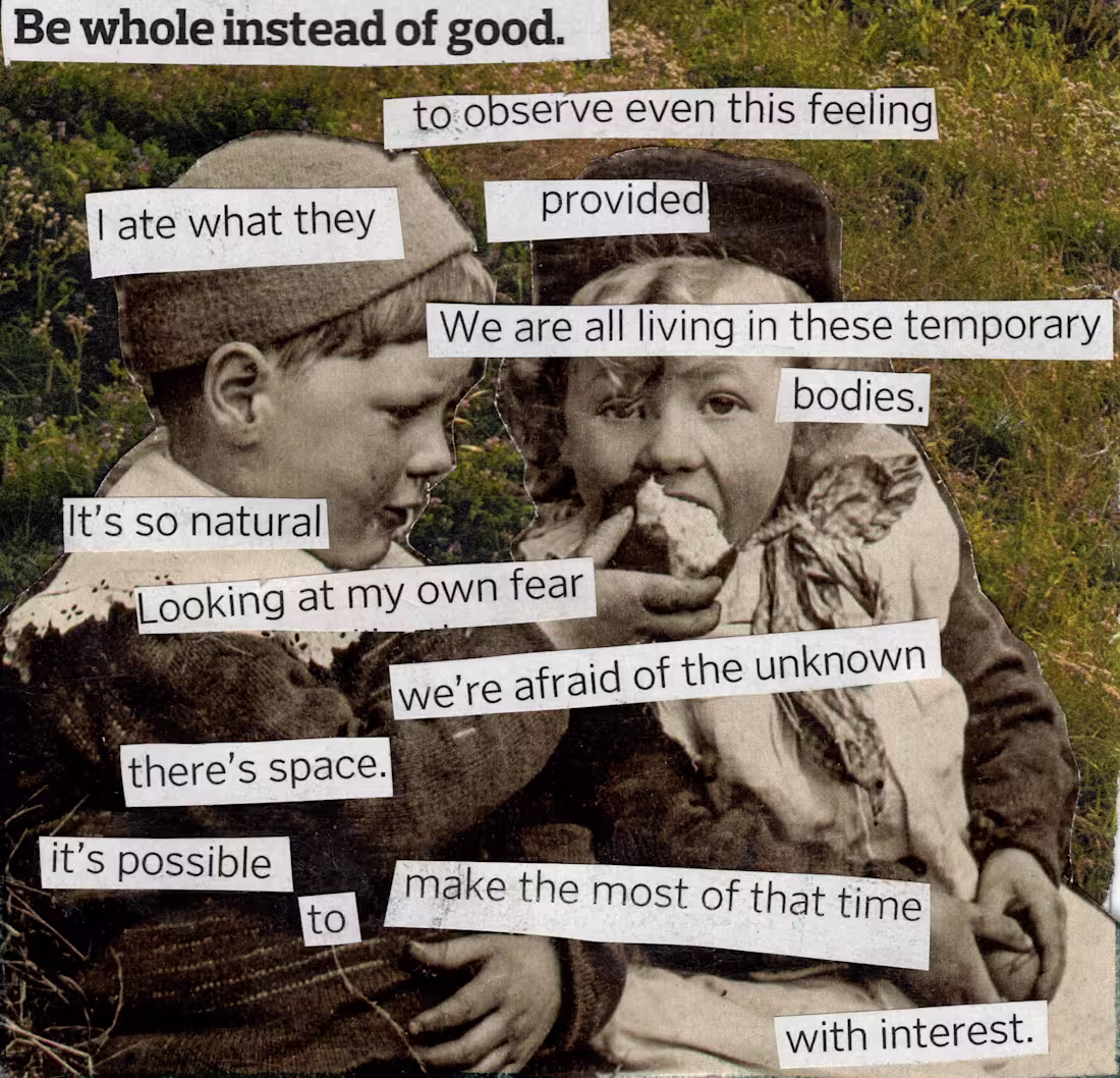 Cover image for Collage Cut-Up Poems: Bodies