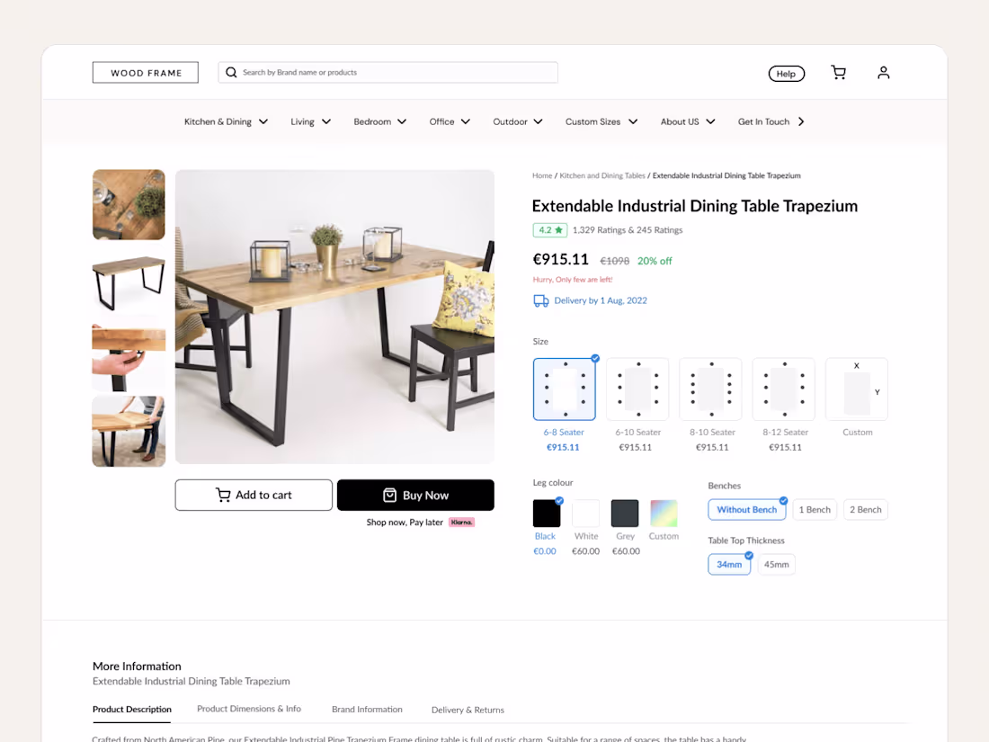 Cover image for Product Page | E-commerce