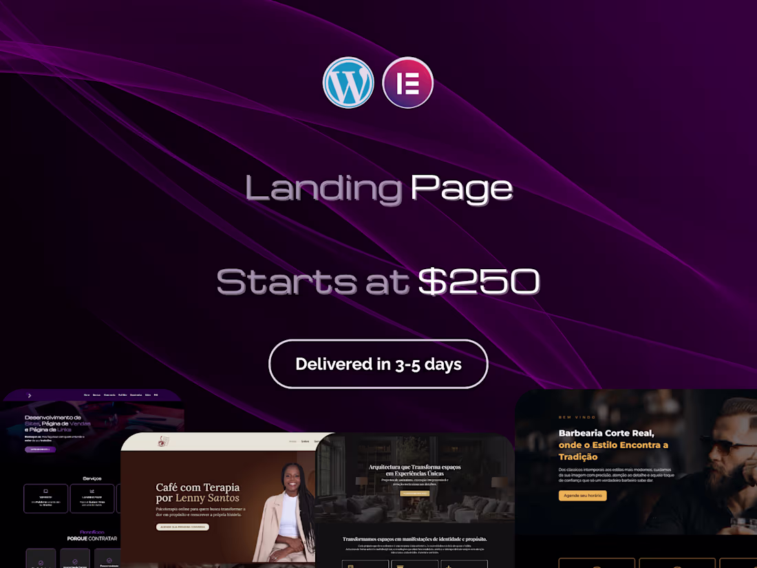 Cover image for Landing Page Design on Wordpress 