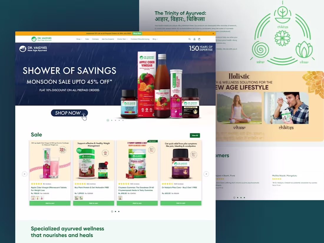 Cover image for Dr. Vaidya
Nurturing Wellness - Shopify Plus