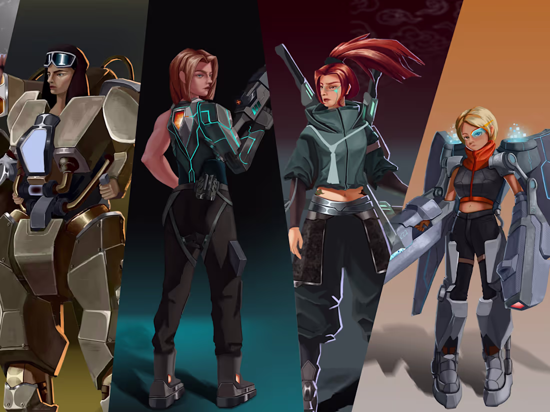 Cover image for Sci-fi Character Concept Designs