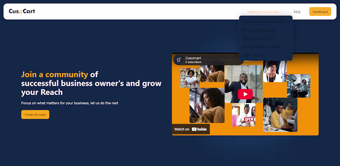 Cover image for CursorCart – A Modern E-Commerce Shopping Cart Experience