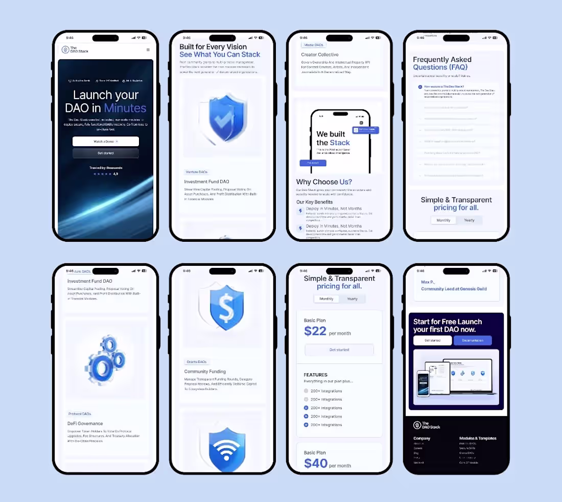 Cover image for The DAO Stack is a modular framework designed to solve the u...