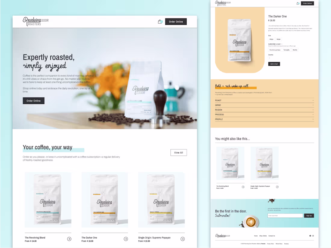 Cover image for Revolving Door Roasters