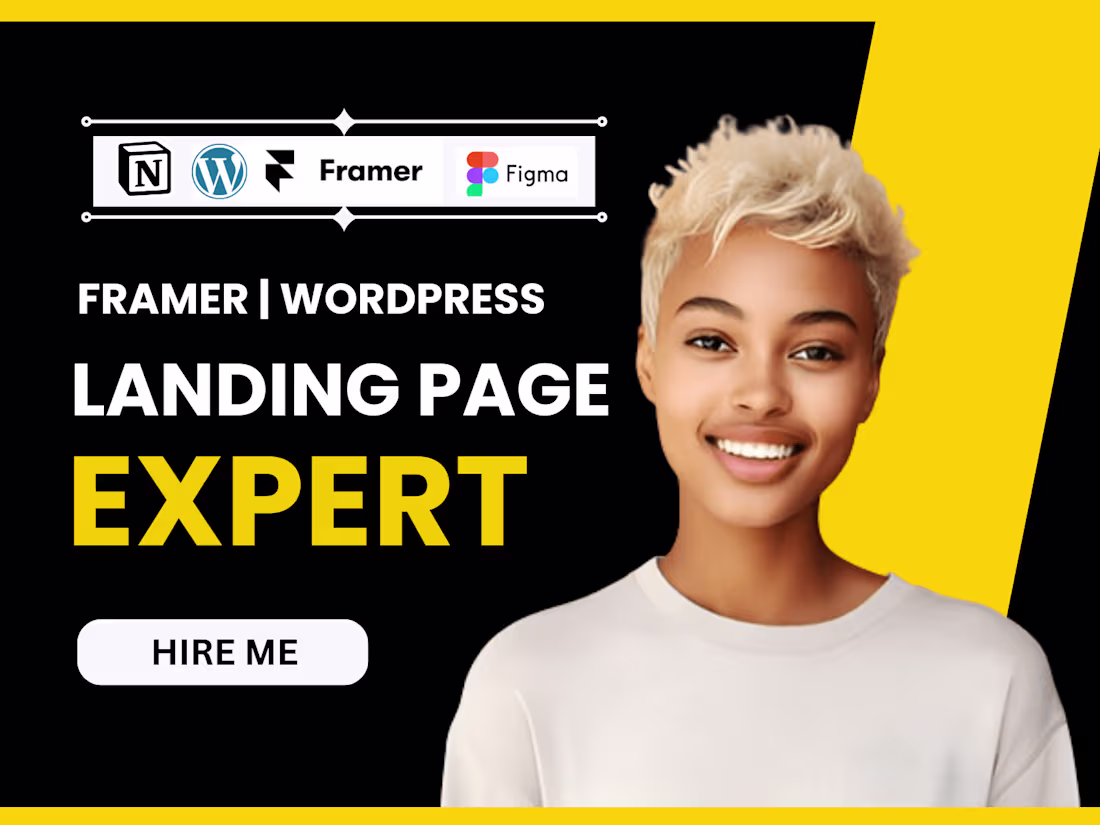 Cover image for Framer Landing Page Design and Development
