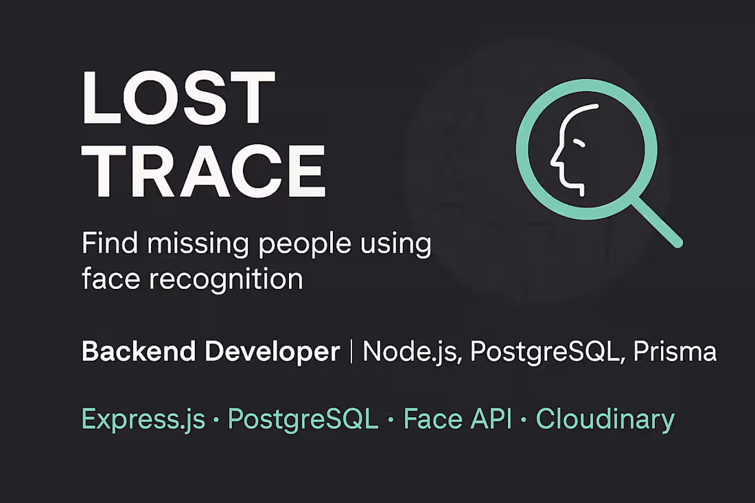 Cover image for Lost Trace Missing Persons API Development