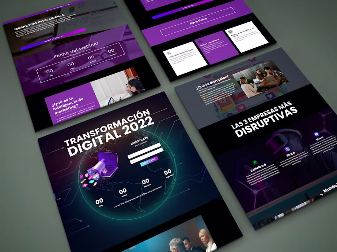 Cover image for Marketing Landing Pages Web Design