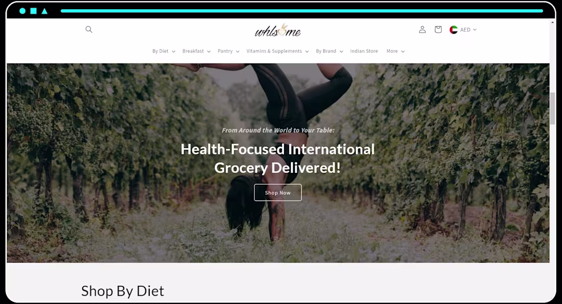 Cover image for WHLSOME Shopify E-commerce Store