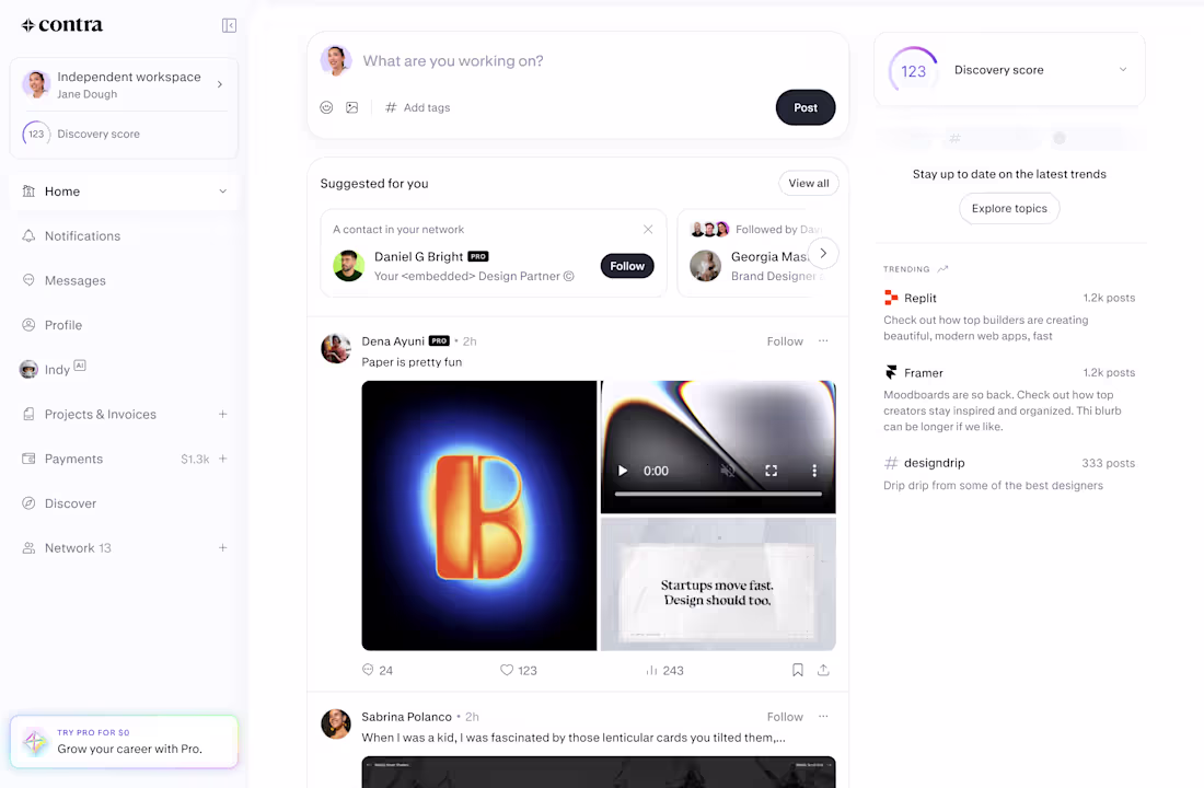 Cover image for Then & Now: Community on Contra. IYKYK. Welcome!
