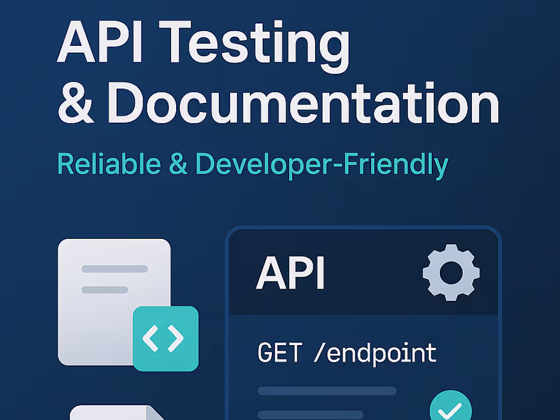 Cover image for API Testing & Documentation | Reliable & Developer-Friendly