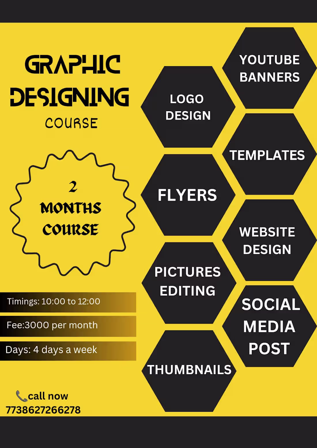 Cover image for Graphic Design Course Promo Template