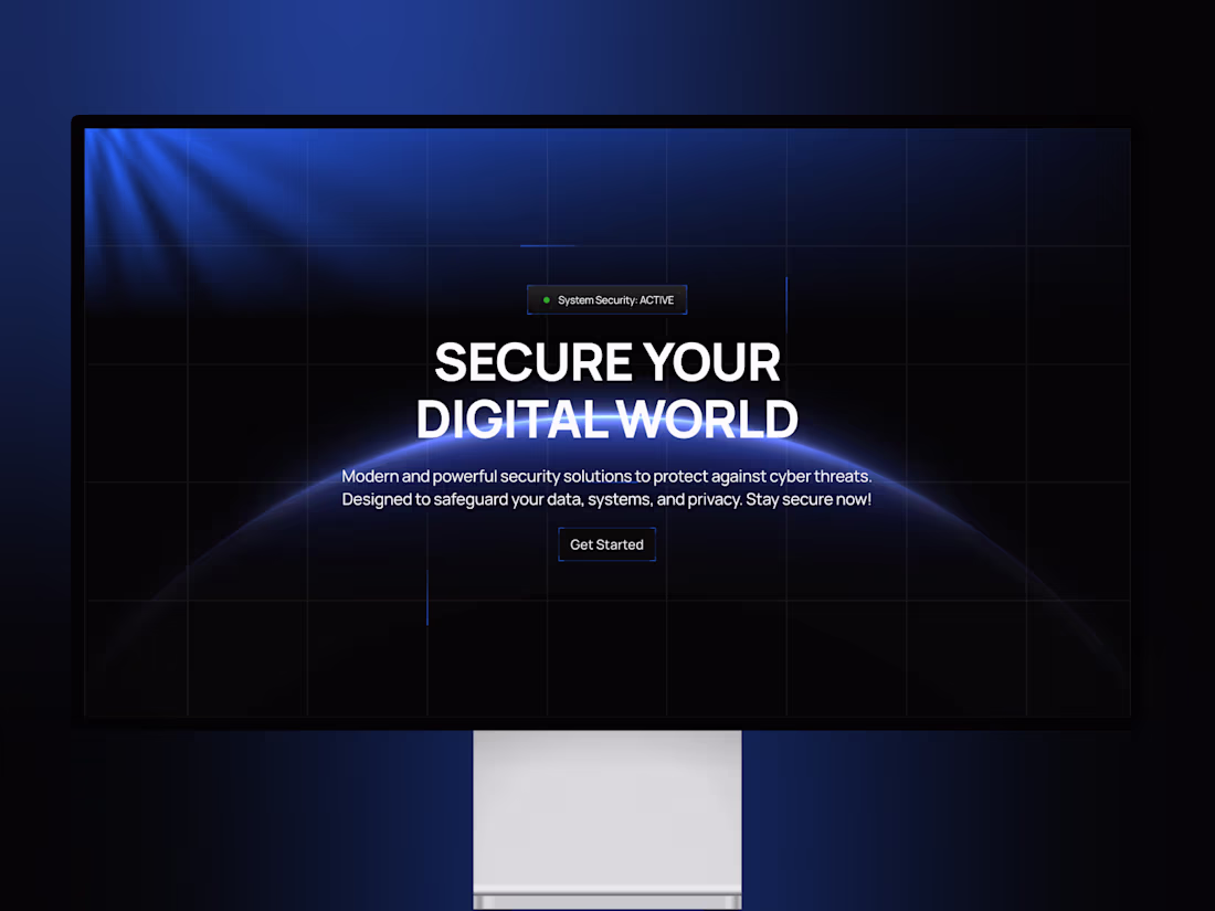 Cover image for Premium Cyber Security Template