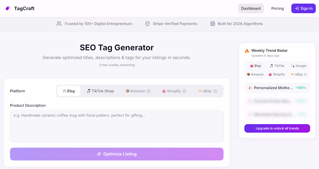 Cover image for SEO Optimization Site Utilizing Realtime Trending Searches
