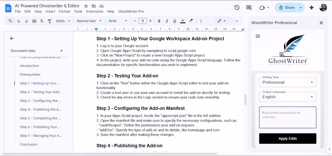 Cover image for GhostWriter Pro
GhostWriter Pro is an