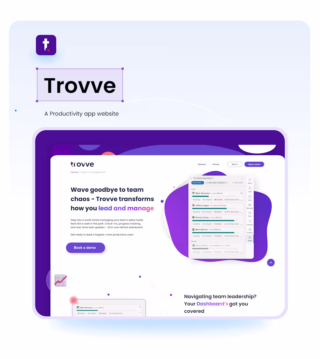 Cover image for Streamlined Website Design for Trovve