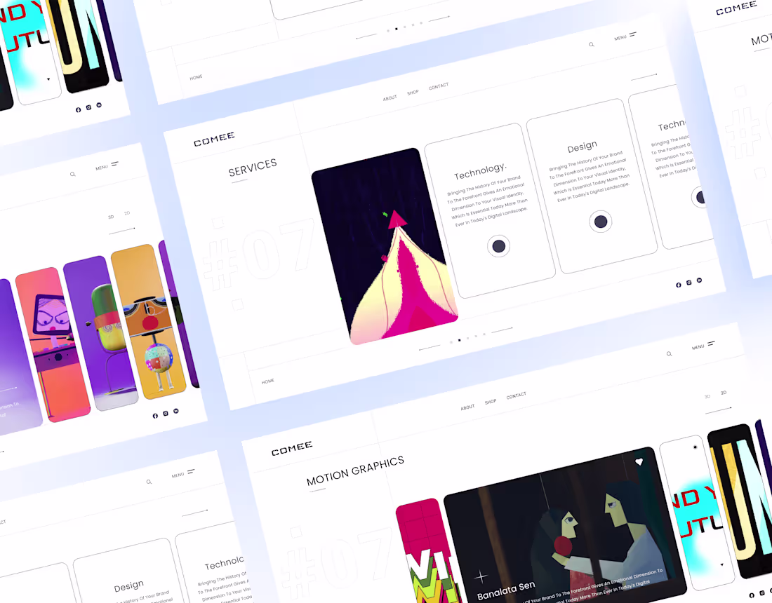 Cover image for UX/UI: SERVICE PAGE DESIGN