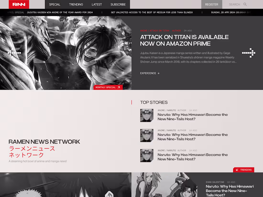 Cover image for Built Ramen News Network, a