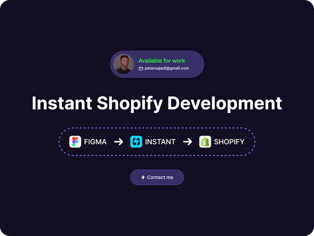 Cover image for Instant Development || CRO Expert