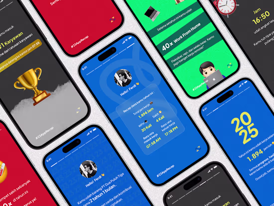 Cover image for Year-End Employee Recap Feature Design