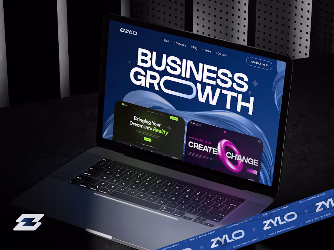 Cover image for Xylo Tech & Creative Agency Website UI/UX Design