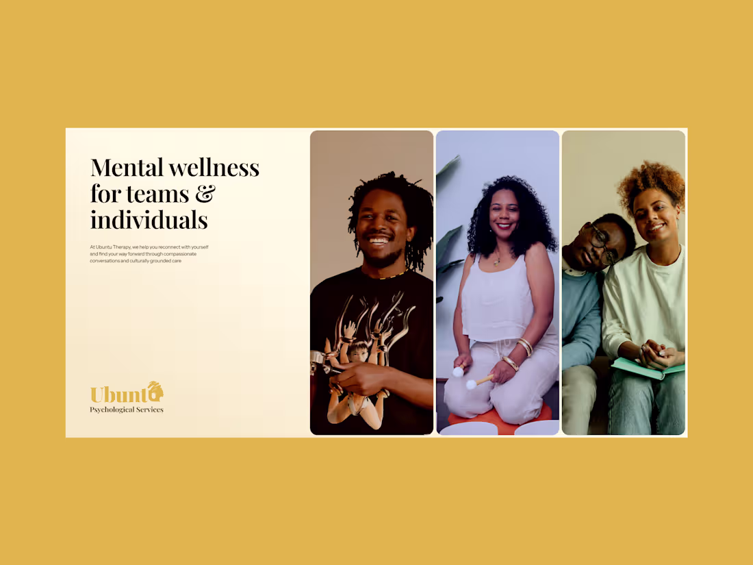 Cover image for UbuntuPsych • Webflow Development