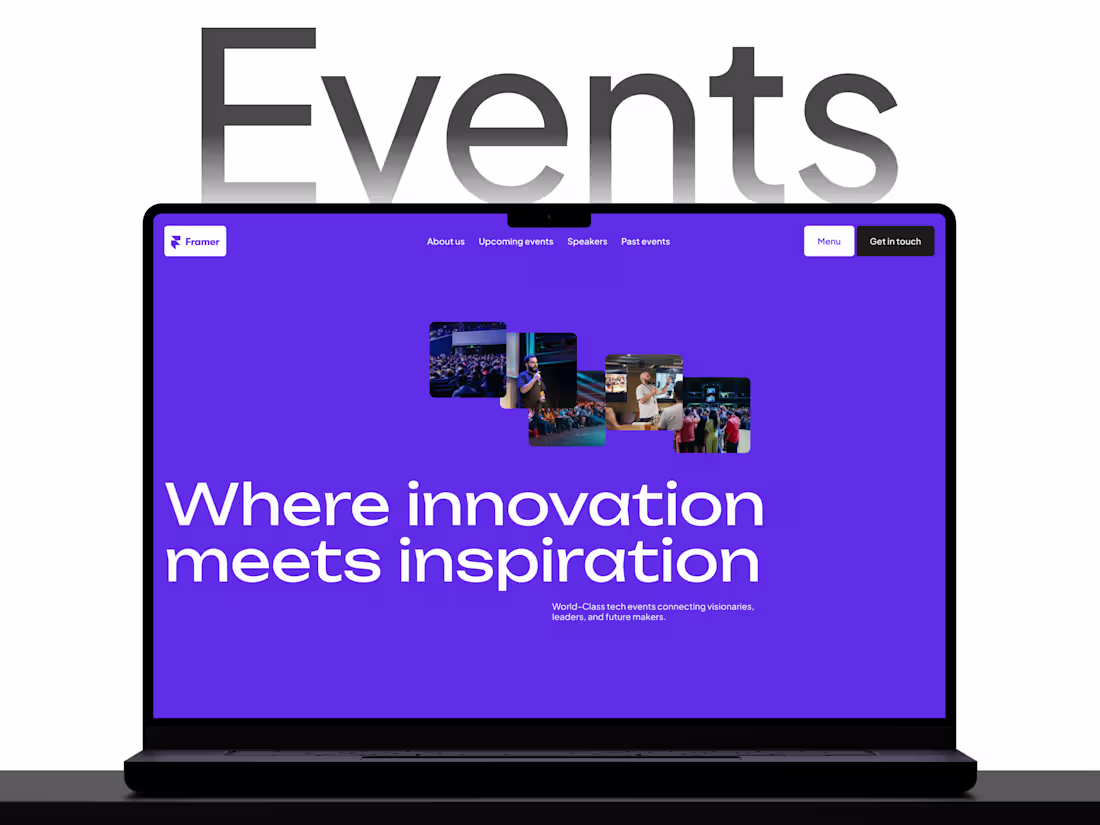 Cover image for Boost Event Engagement with Eventas: A No-Code Framer Template