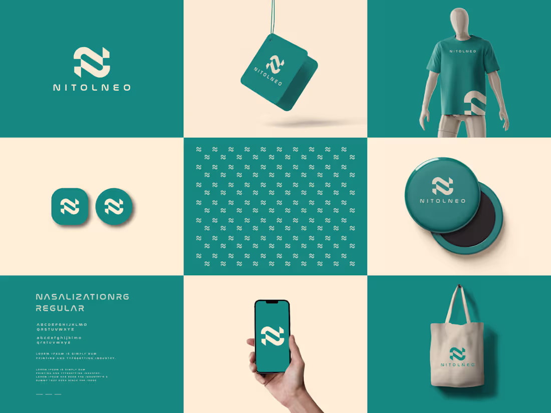 Cover image for NitolNeo – A Modern & Minimalist Brand Identity