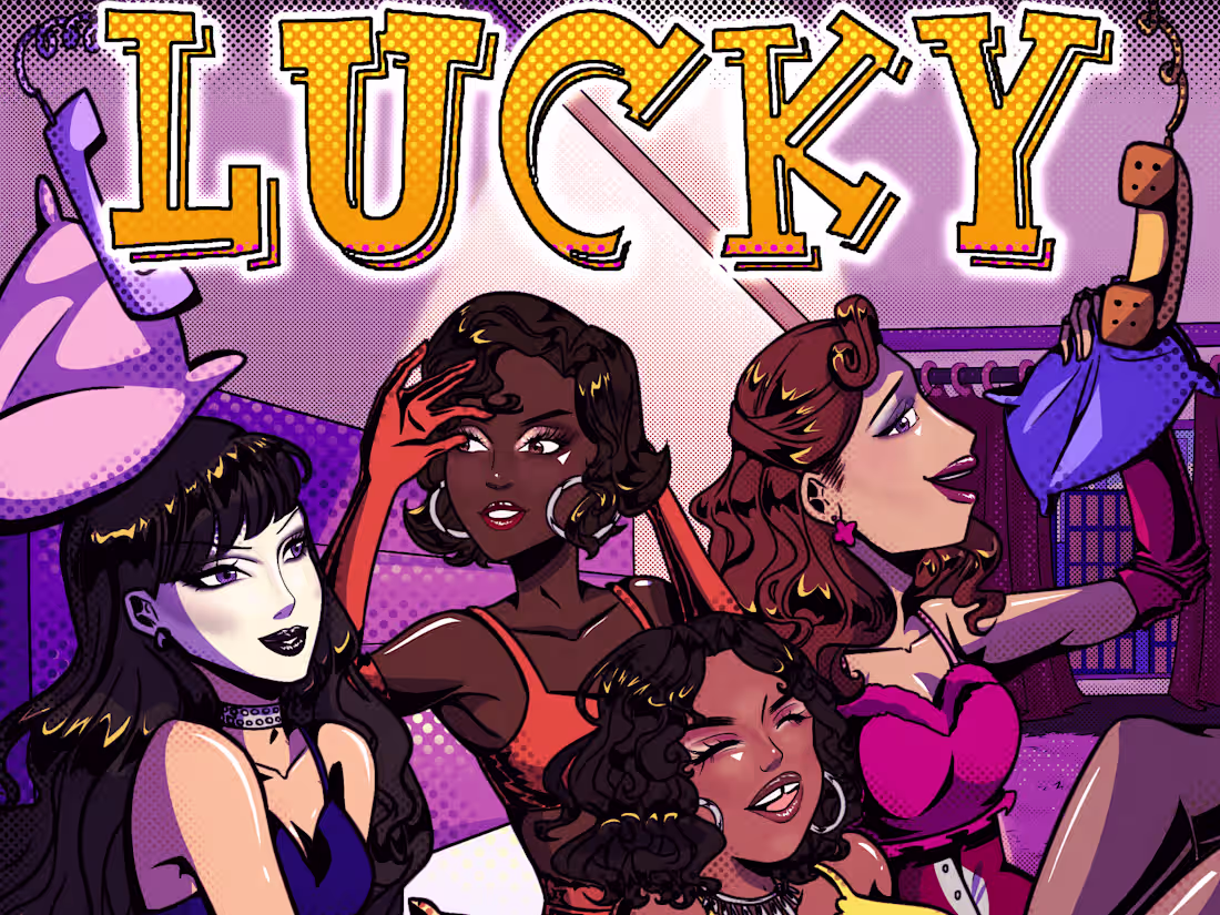 Cover image for Redesigning the Album Art of "Lucky" RPDR for my Finals
