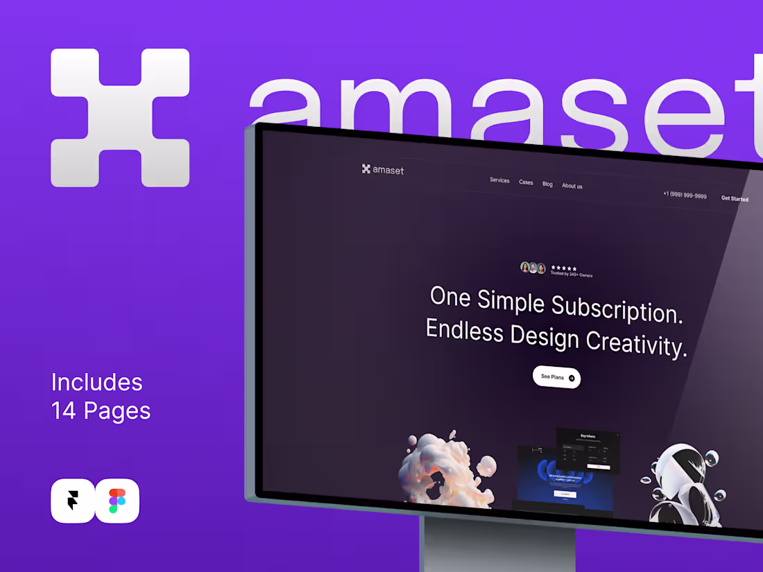 Cover image for Amaset | Website Templates for Digital Agencies