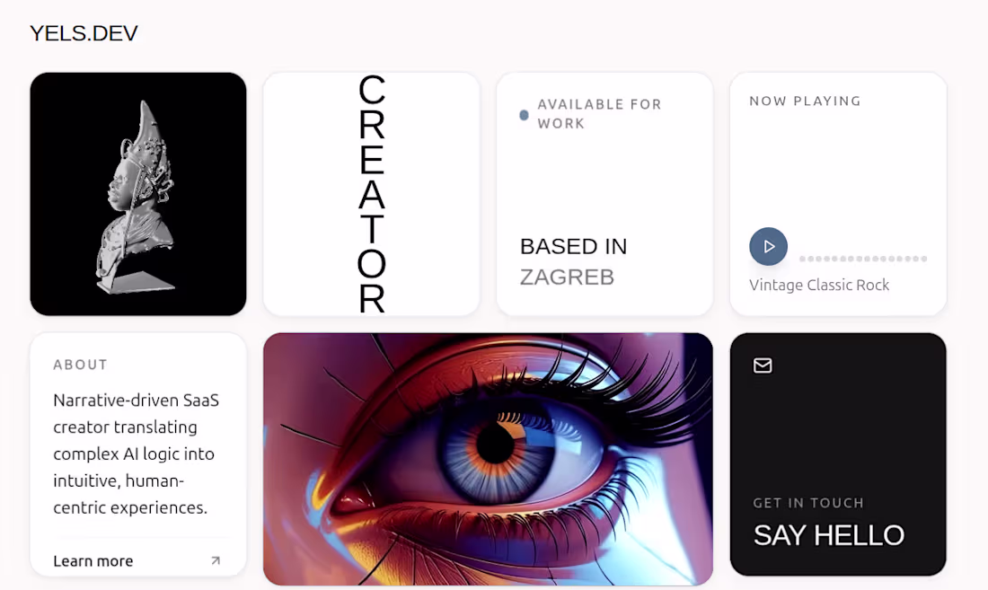 Cover image for Portfolio Reimagined is a curated space showcasing my design...