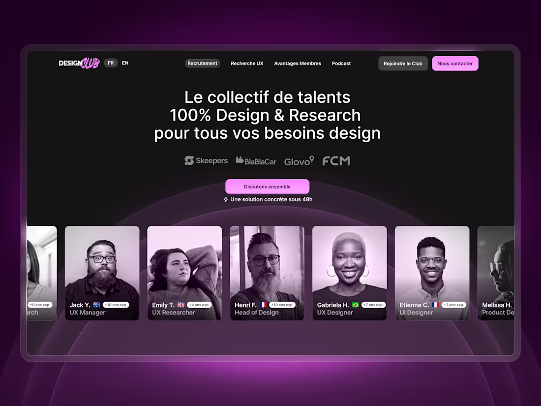 Cover image for Design Club - Art Direction, Web Design & Webflow Development